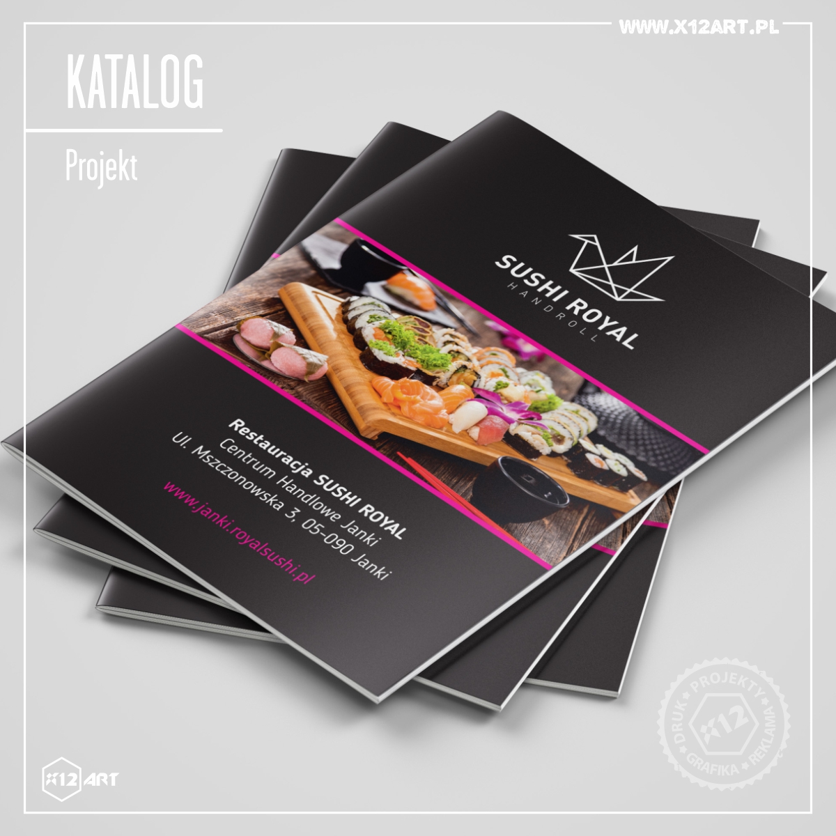 Katalogi, broszury, Ulotki, Teczki, Wizytówki – Druk & Projekt